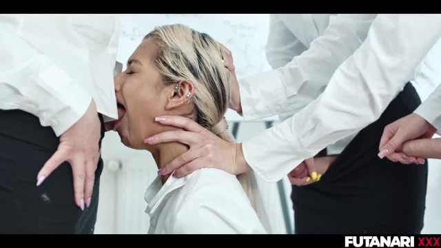Офисная эпидемия футанари в фантастическом порно - #2